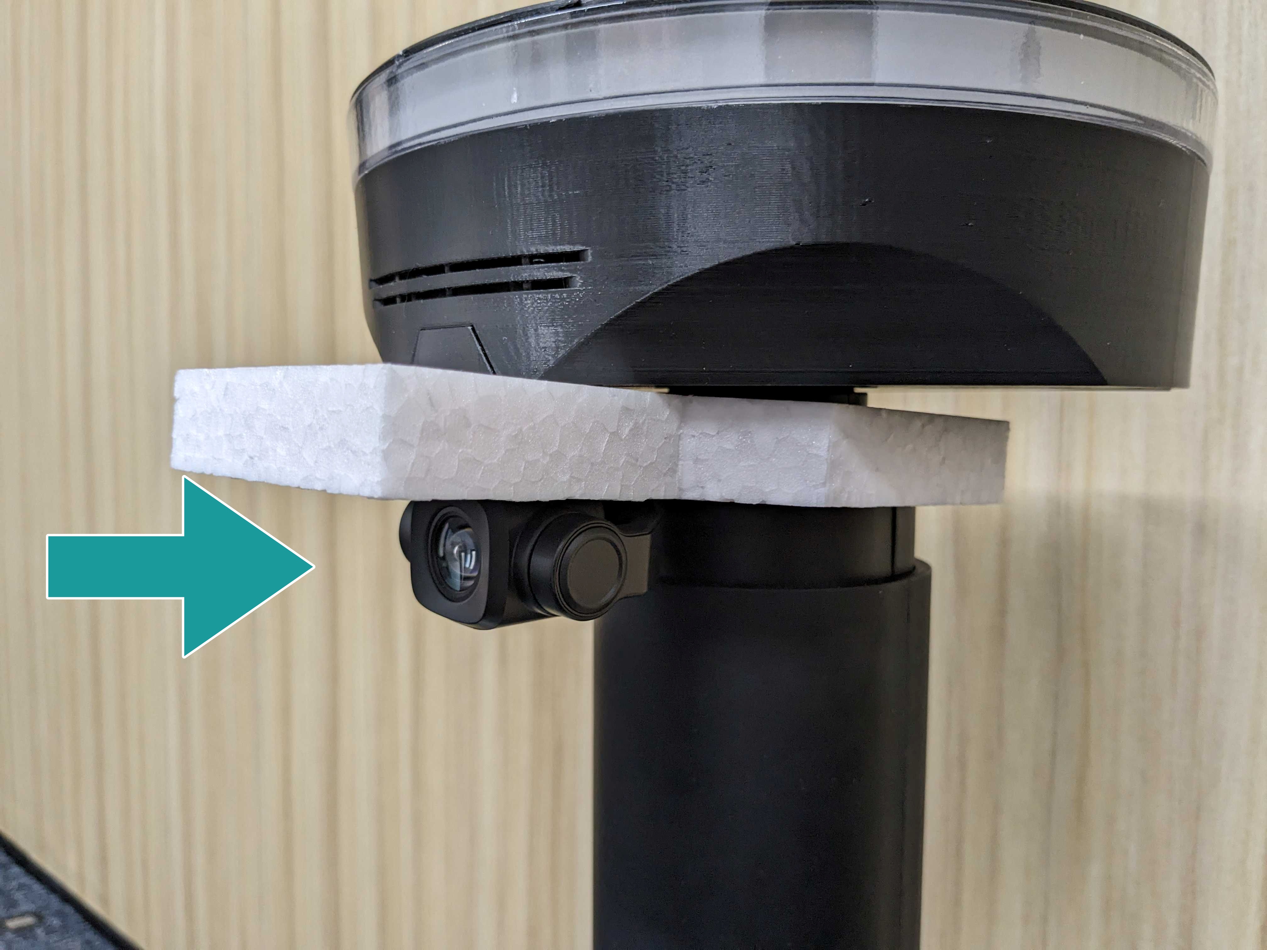 Attaching camera cushioning.jpg
